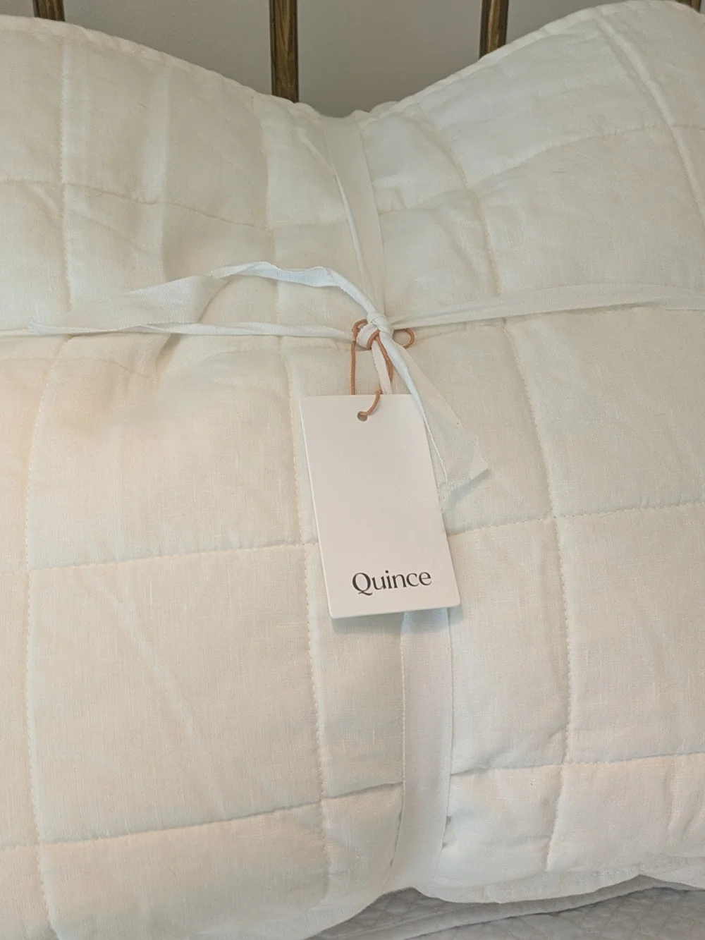 Quince European Linen Box Quilt King/Cal King